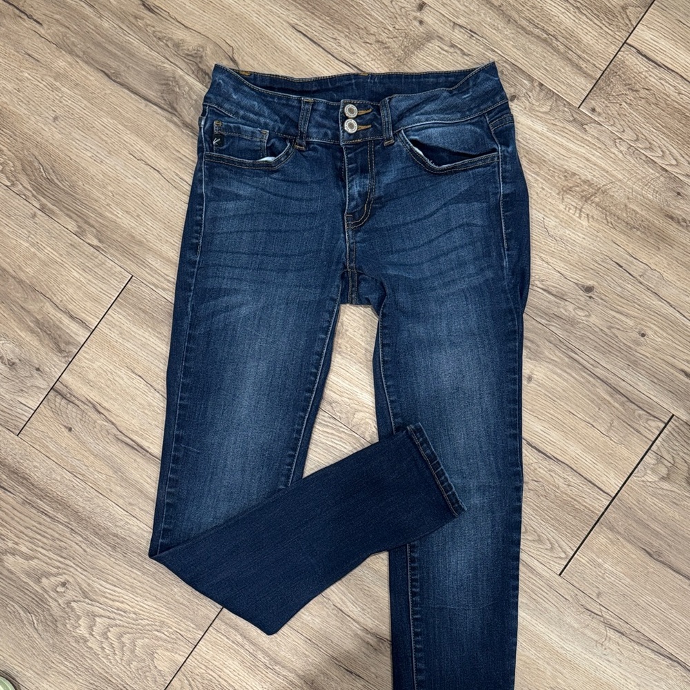 KanCan Women's Dark Wash Skinny Jeans
